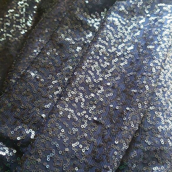 Morilee by Madeline Gardner Mesh Sequin V-Neck Gown - Picture 16 of 17